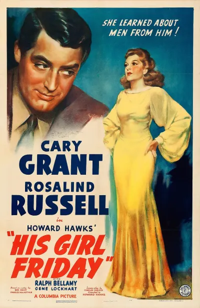 His Girl Friday (1940) poster